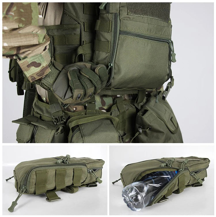 Sac à Dos Tactique Mammoth-C MOLLE – Assault Bag EMR, Oxford Impregné, 3 Coloris