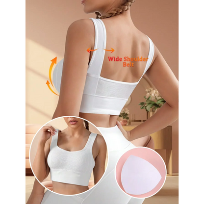 Brassière Sport Femme Respirante – Sans Coutures, Anti-Transpiration, Yoga & Fitness