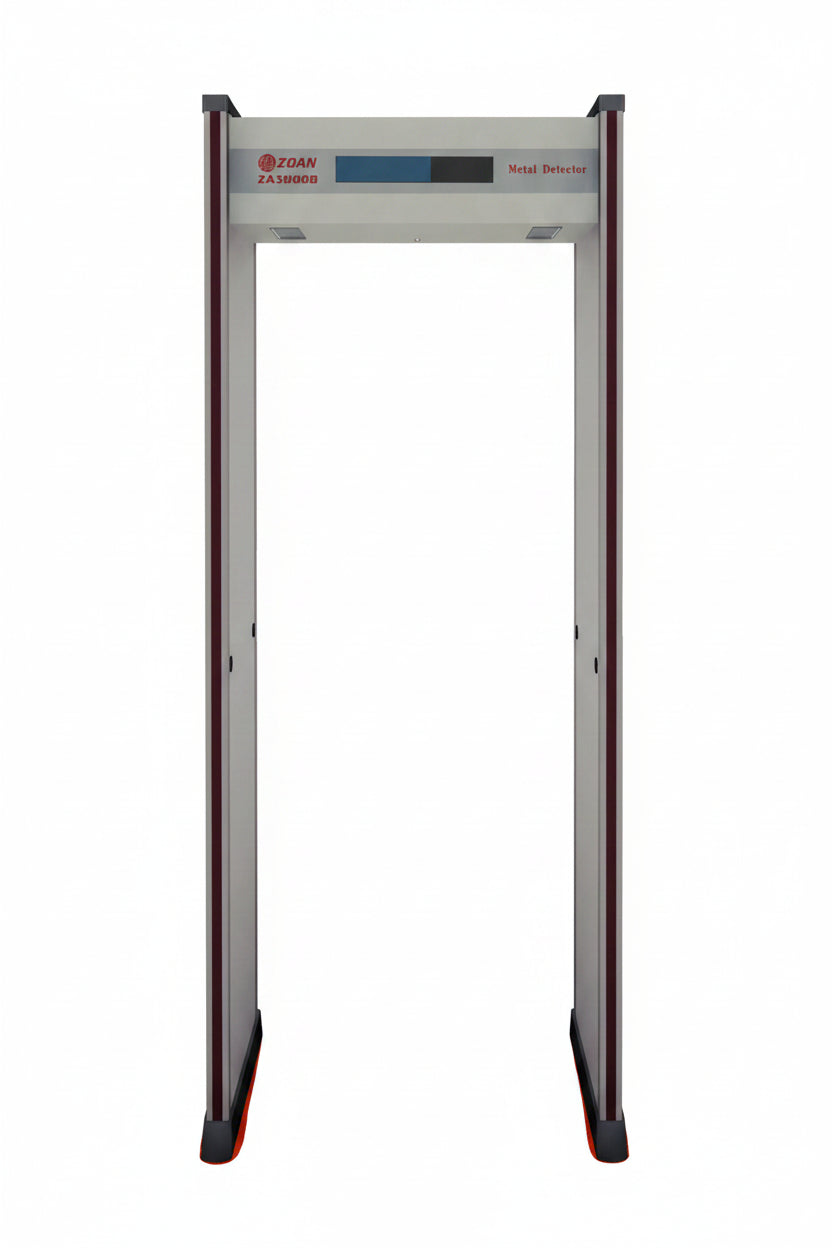 Portique Detecteur de Metaux 18 Zones – Portique de Securite Haute Sensibilite CE ROHS FCC ISO9001 IP55 Ecran LCD Ethernet pour ERP, Centre Commercial et Evenementiel Exterieur