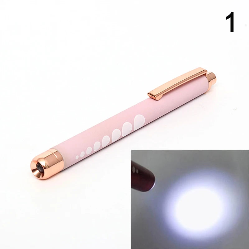 Stylo-Lampe Médical LED – Lampe de Poche Mini Infirmier & Médecin Lumière Blanche/Jaune