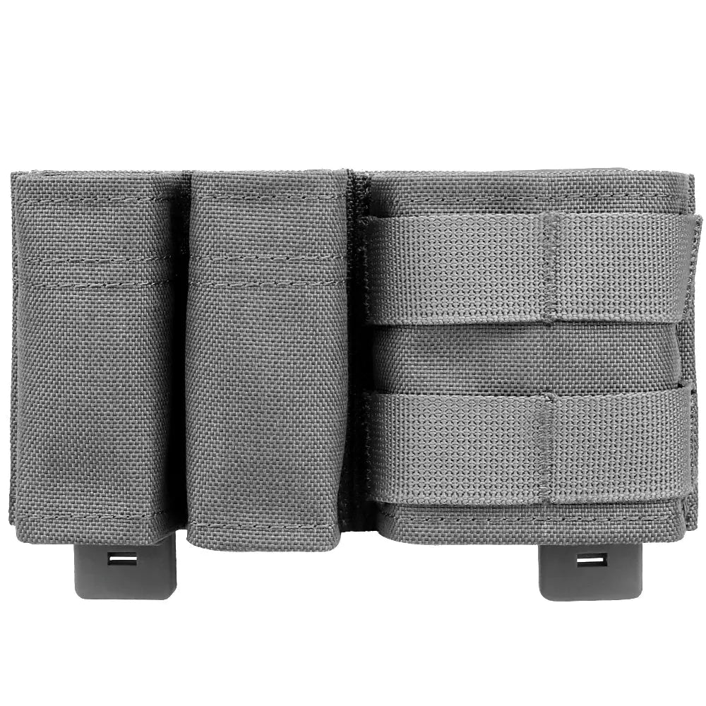 Tactical Outdoor Double Stack Magazine Pouch 5.56 & 9mm – MOLLE Compatible Ma boutique