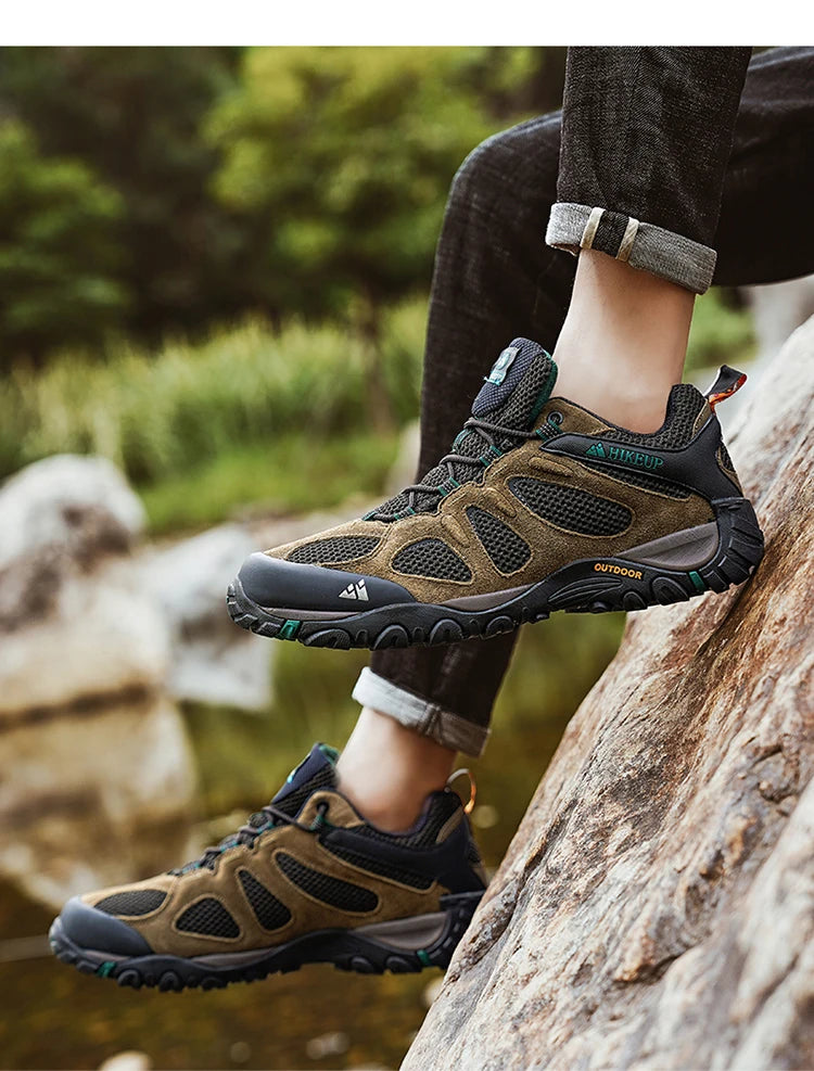 Chaussures de Randonnée Homme HIKEUP – Respirantes, Antidérapantes, Splashproof – Trekking, Chasse, Escalade - BLACKBEARD OUTDOOR INDUSTRIES