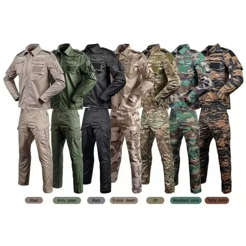 Uniforme Tactique BDU - Ensemble Camouflage avec Chemise et Pantalon | Vêtements de Randonnée, Chasse, Entraînement et Airsoft BLACKBEARD OUTDOOR INDUSTRIES
