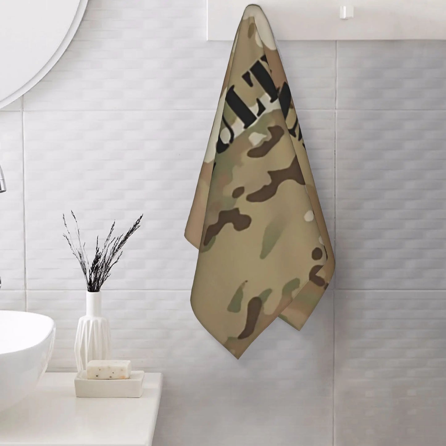 Serviette Tactique Camouflage Multicam Séchage Rapide