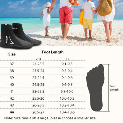 chaussures de plongée néoprène HISEA Ma boutique