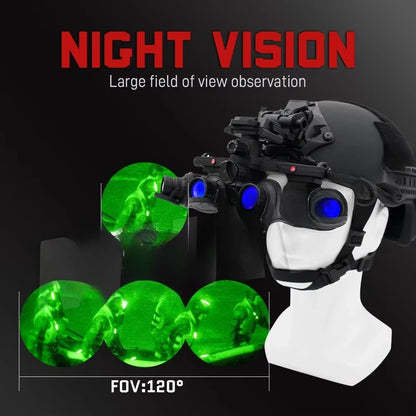 GPNVG-18 Lunettes de Vision Nocturne Quad Tube — Gen 2+/Gen 3 MX-10160 | Panoramique 120° FOV