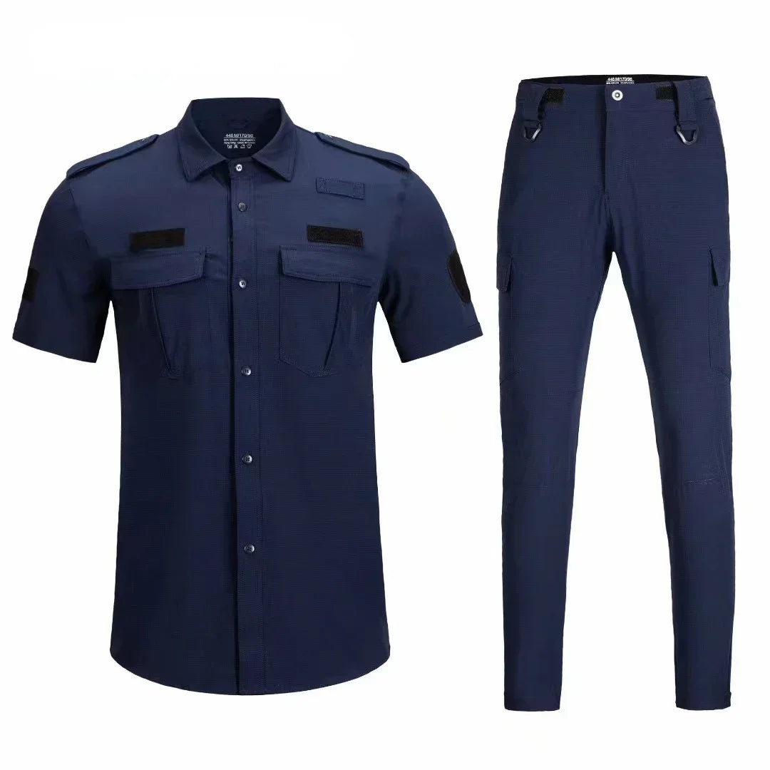 Uniforme Tactique 2 Pièces – T-Shirt et Pantalon à Séchage Rapide pour Homme – Tenue de Travail Légère et Hautement Résistante pour Activités Extérieures - BLACKBEARD OUTDOOR INDUSTRIES