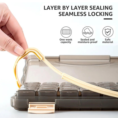 Pilulier Hebdomadaire 21/28 Cases Ma boutique