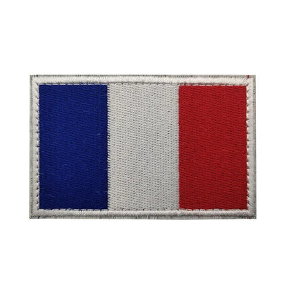 Patch Drapeau France IR Réfléchissant – Badge Tactique Brodé pour Casquette, Sac, Brassard - BLACKBEARD OUTDOOR INDUSTRIES