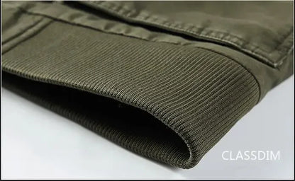 Veste Bomber Homme Hiver Chaude Parka Courte | Doublure Polaire | Coupe Slim | Taille jusqu’au 5XL - BLACKBEARD OUTDOOR INDUSTRIES