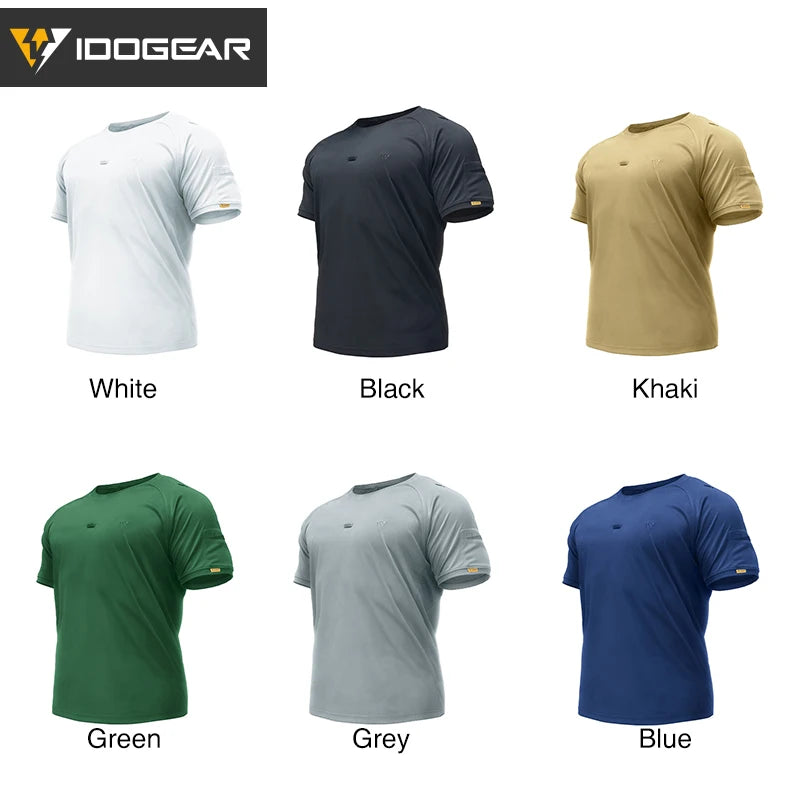 T-shirt tactique IDOGEAR respirant été sport quick dry - BLACKBEARD OUTDOOR INDUSTRIES