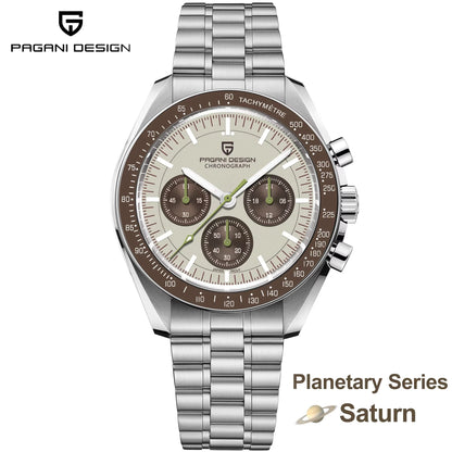 Montre Chronographe Pagani Design PD1701 Moon Watch 2026 — Japon, Saphir, 10 ATM + Boîte