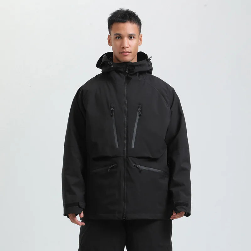 Veste de ski femme imperméable et respirante à capuche, tenue jusqu'à -30°C