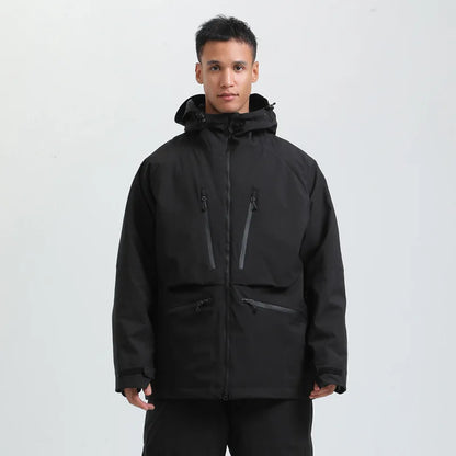 Veste de ski femme imperméable et respirante à capuche, tenue jusqu'à -30°C