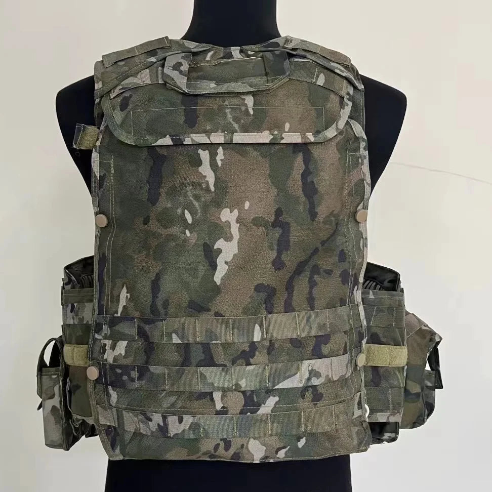 Gilet porte-plaques tactique MOLLE 1000D à dégagement rapide