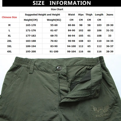 Pantalon Tactique Cargo Homme – Léger, Imperméable, Séchage Rapide - BLACKBEARD OUTDOOR INDUSTRIES