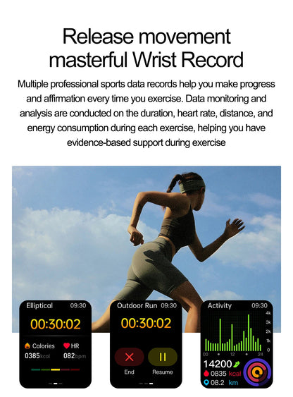 LIGE ET585 – Montre Connectée AMOLED Homme & Femme - BLACKBEARD OUTDOOR INDUSTRIES