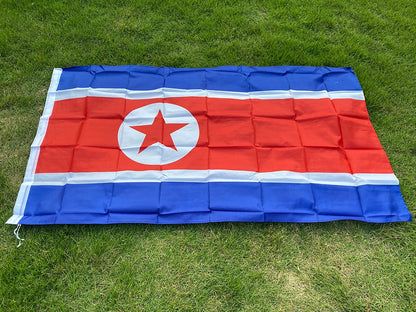 Drapeau de la République Populaire Démocratique de Corée (Corée du Nord) - 90x150 cm BLACKBEARD OUTDOOR INDUSTRIES