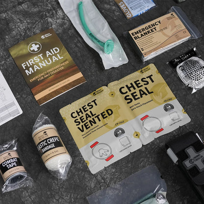 Kit Trauma Tactique IFAK Rhino Rescue – 7 ou 10 Pièces | Premiers Secours Combat & Urgence