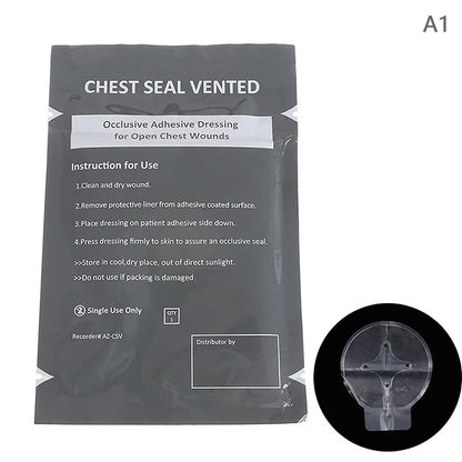 Pansement thoracique occlusif avec ou sans évent