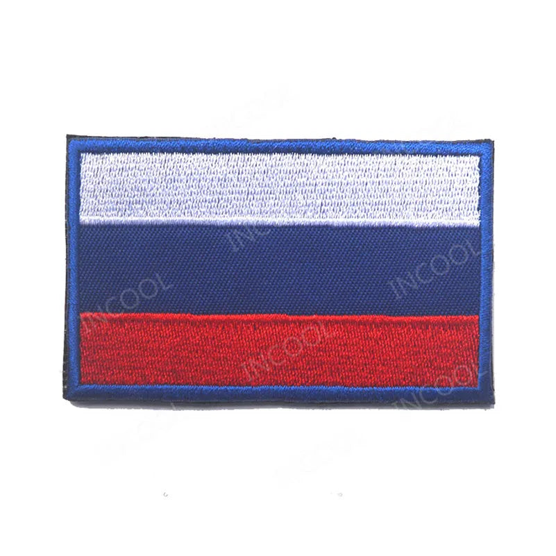 Patch Brodé Russie Soviétique – Bande Noire et Jaune Réfléchissante Infrarouge - BLACKBEARD OUTDOOR INDUSTRIES