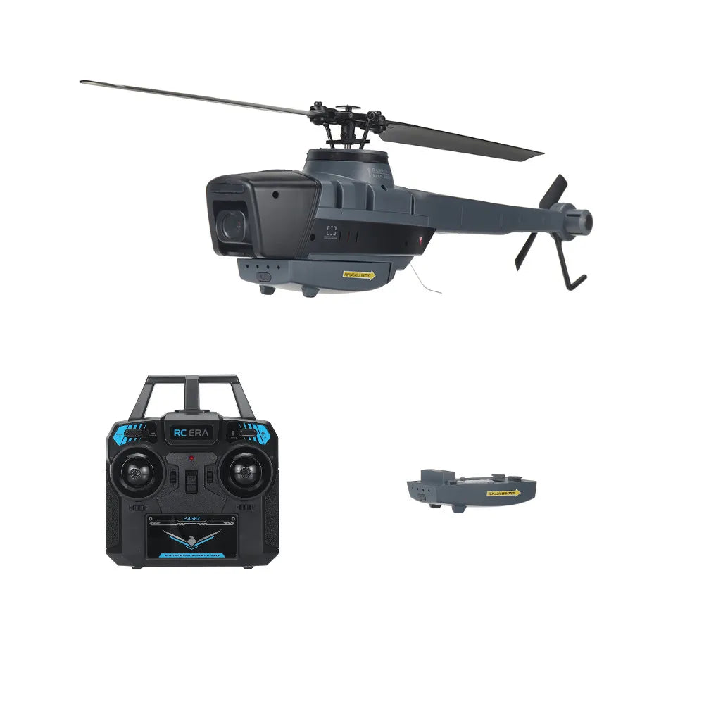 Eachine C128 – Hélicoptère RC 1080P FPV | Gyroscope 6 Axes | Positionnement Optique - BLACKBEARD OUTDOOR INDUSTRIES
