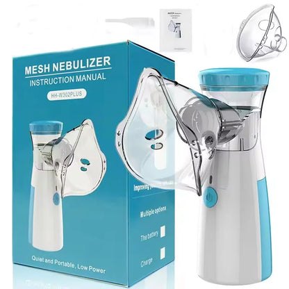 Nébuliseur Portable Silencieux – Inhalateur Atomiseur Adulte & Enfant | Asthme & Urgence