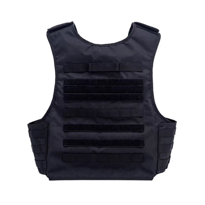 Porte-plaques tactique noir MOLLE – Respirant et modulable