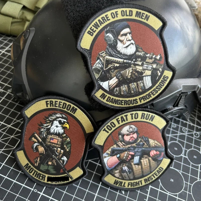 Patch Tactique M4 Rifleman – Badge avec Fixation Velcro - BLACKBEARD OUTDOOR INDUSTRIES