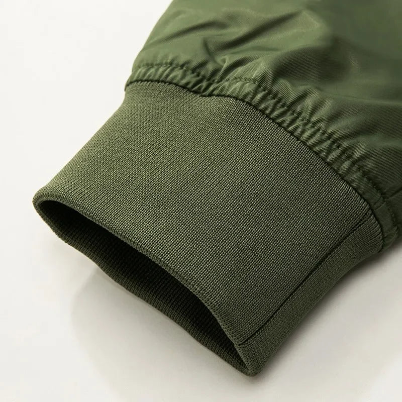 Veste Bomb MA1 Pilote Homme 2023 – Veste Baseball Épaissie Automne-Hiver, Coupe Casual et Militaire - BLACKBEARD OUTDOOR INDUSTRIES