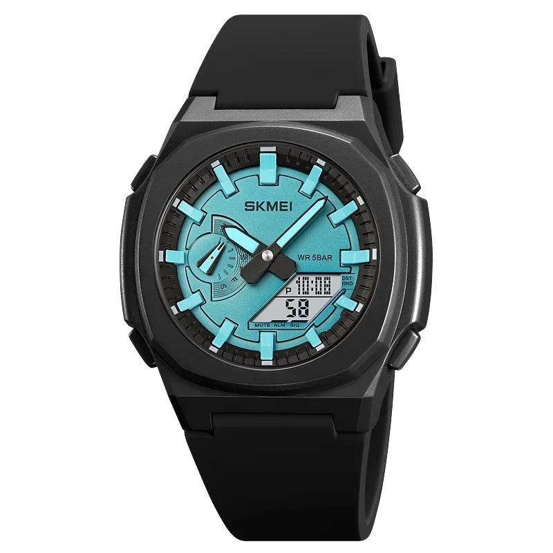 Montre de Sport SKMEI 2091 pour Homme – Montre Numérique Militaire Résistante à l'Eau avec Fonction Compte à Rebours et Date - BLACKBEARD OUTDOOR INDUSTRIES