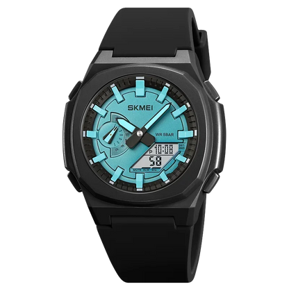 Montre de Sport SKMEI 2091 pour Homme – Montre Numérique Militaire Résistante à l'Eau avec Fonction Compte à Rebours et Date - BLACKBEARD OUTDOOR INDUSTRIES