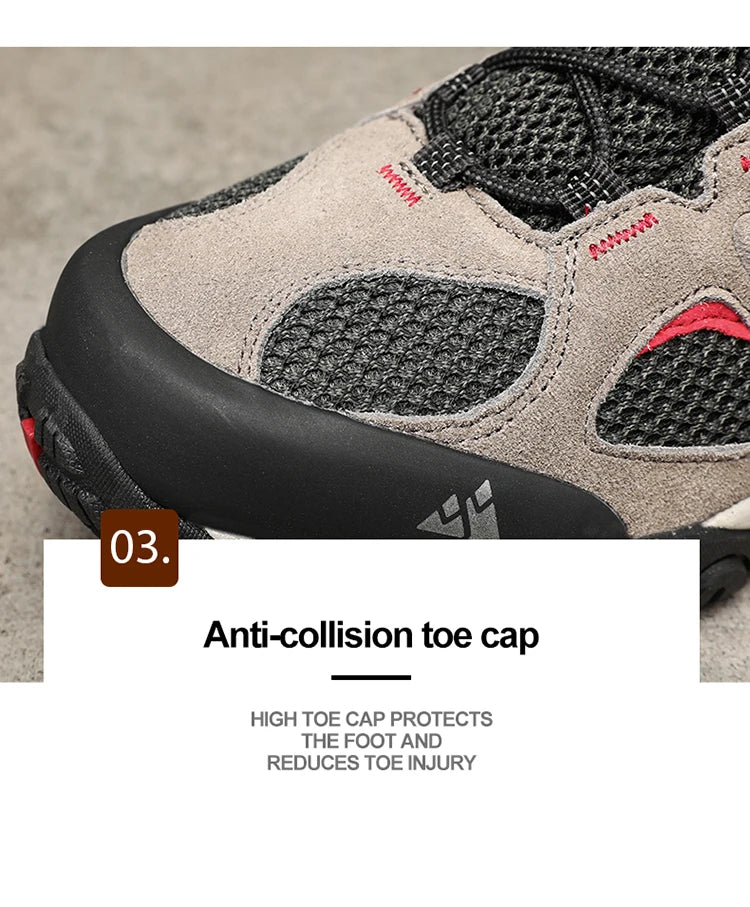 Chaussures de Randonnée Homme HIKEUP – Respirantes, Antidérapantes, Splashproof – Trekking, Chasse, Escalade - BLACKBEARD OUTDOOR INDUSTRIES