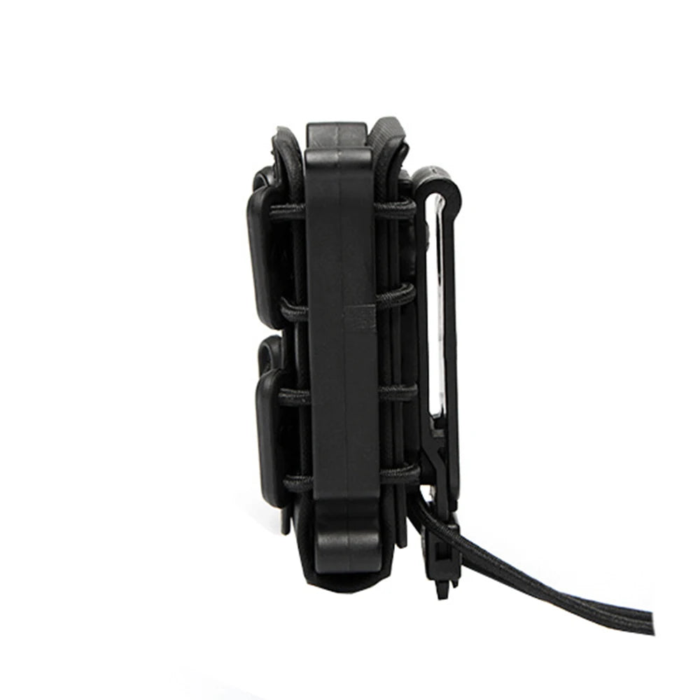 Poche à Chargeur Tactique Molle pour Magasin de Pistolet 9mm avec Clip de Ceinture (Compatible G17, G19, M9, P226) BLACKBEARD OUTDOOR INDUSTRIES