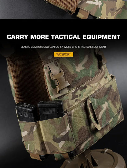 Gilet Tactique FCPC Minimaliste Multi-Mission – Fabrication en Cordura, Léger et Polyvalent, Veste de Chasse - BLACKBEARD OUTDOOR INDUSTRIES