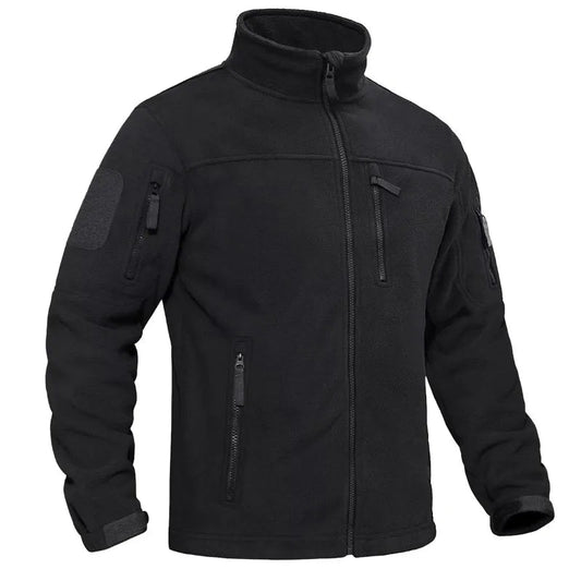 Veste Softshell Tactique Homme – Veste en Fleece Zippée, Chaude, Coupe-Vent et Multifonctionnelle avec Poches Zippées – Idéale pour le Randonnée, le Travail en Extérieur et les Activités en Plein Air BLACKBEARD OUTDOOR INDUSTRIES