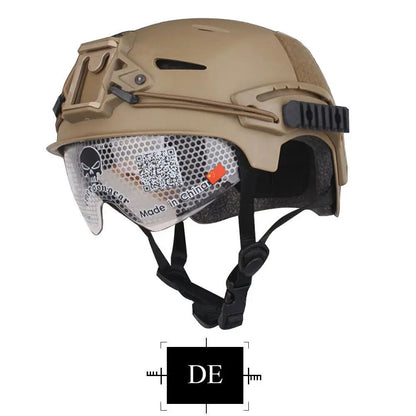 Casque type bump pour airsoft, réglable 58–64 cm