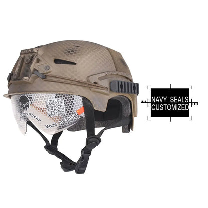 Casque type bump pour airsoft, réglable 58–64 cm