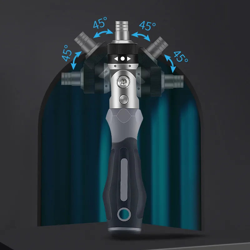 Coffret Tournevis Cliquet Multidirectionnel 30–49 pièces – Acier Vanadium Magnétique - BLACKBEARD OUTDOOR INDUSTRIES