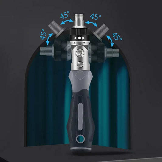 Coffret Tournevis Cliquet Multidirectionnel 30–49 pièces – Acier Vanadium Magnétique - BLACKBEARD OUTDOOR INDUSTRIES