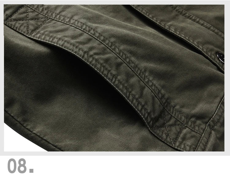 Veste Militaire Homme Air Force One | Coupe Printemps & Automne – Tailles M à 6XL - BLACKBEARD OUTDOOR INDUSTRIES