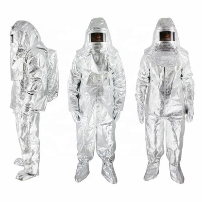 Combinaison ignifuge aluminisée 500 °C – Protection thermique pro pour pompiers et travaux à haute température - BLACKBEARD OUTDOOR INDUSTRIES