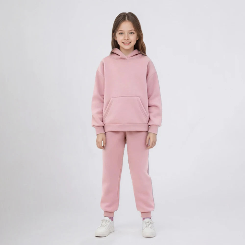 Ensemble Survêtement Enfant Hoodie + Pantalon – Fille Garçon 12M à 8 Ans