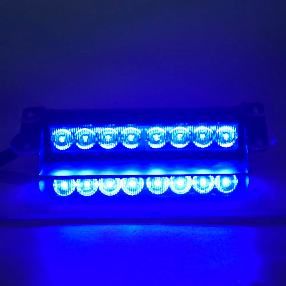Gyrophare LED Stroboscopique Police — Feux d'Urgence Bleu 12V - BLACKBEARD OUTDOOR INDUSTRIES
