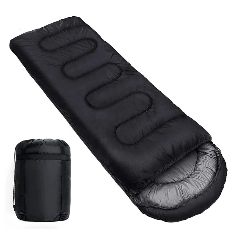 Sac de Couchage Camping Enveloppe 3 Saisons – Coton Léger, Confort 5-15°C, Adulte