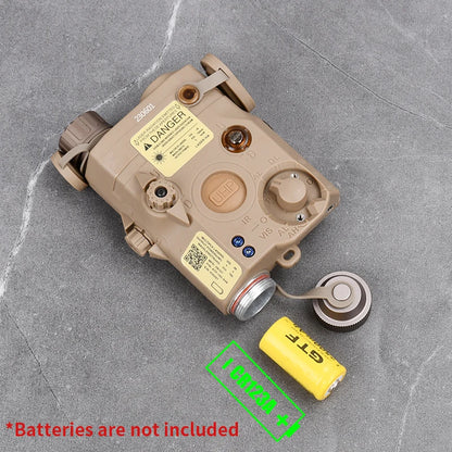 WADSN PEQ-15 UHP – Boîtier Laser IR / Rouge / Vert + LED 180 lm, Rail Picatinny 20mm, Airsoft & Chasse