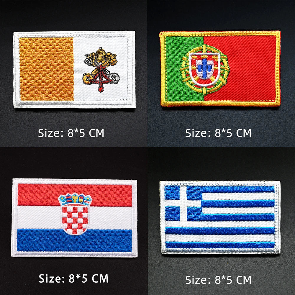 Patches Drapeaux Brodés Tactiques – international - BLACKBEARD OUTDOOR INDUSTRIES