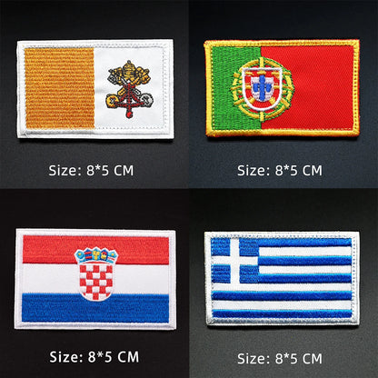 Patches Drapeaux Brodés Tactiques – international - BLACKBEARD OUTDOOR INDUSTRIES