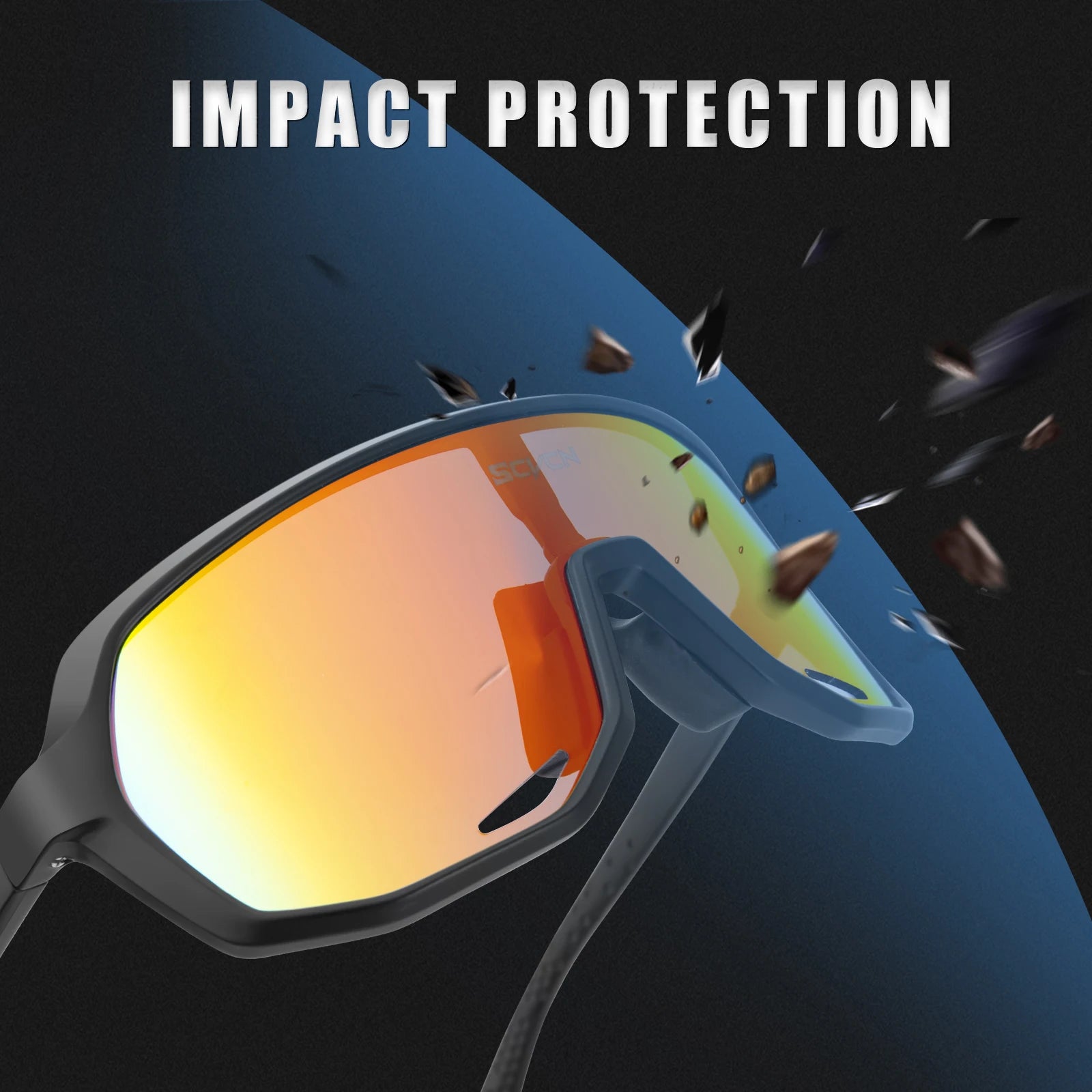 Lunettes de Vélo SCVCN UV400 - Lunettes de Sport pour Homme et Femme, Protection UV - BLACKBEARD OUTDOOR INDUSTRIES