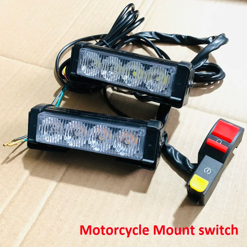 Gyrophare LED magnétique 12/24 V – Moto et voiture de police
